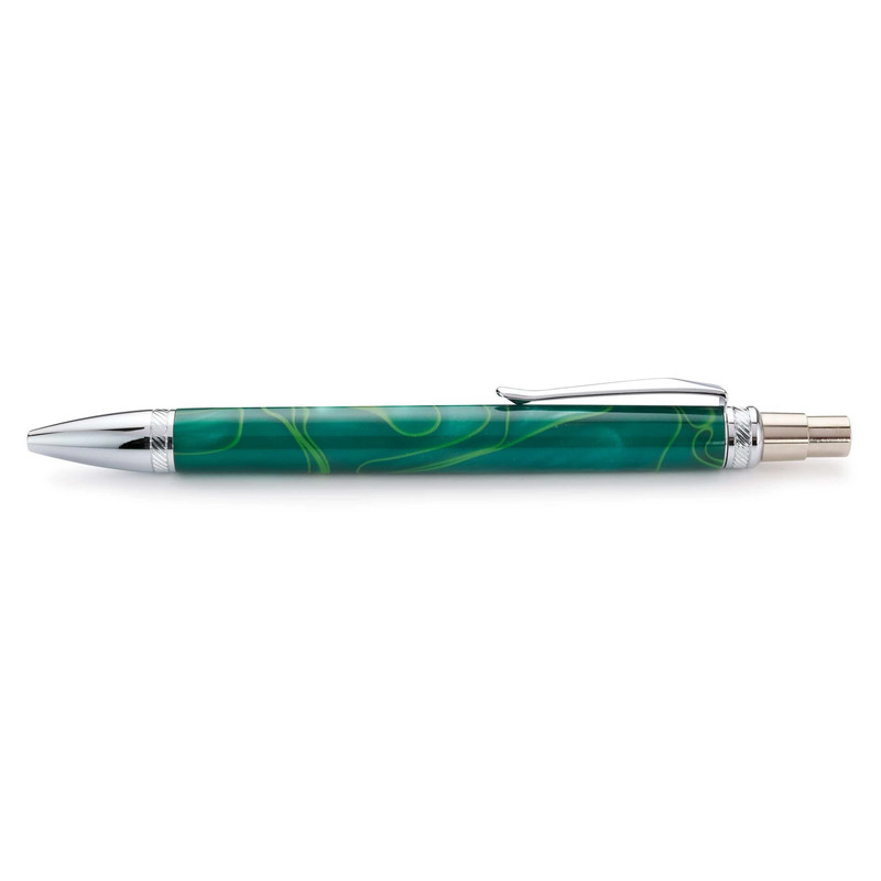 Tenacious Click Ballpoint Pen Kit - Finish:Chrome
